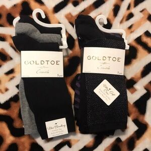 Gold toe casuals 6 pair socks bundle size 6-9